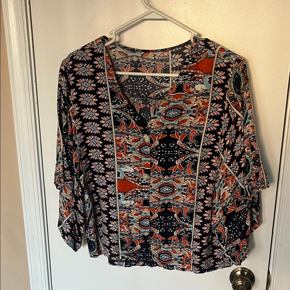 NWOT SHEIN flowy boho blouse